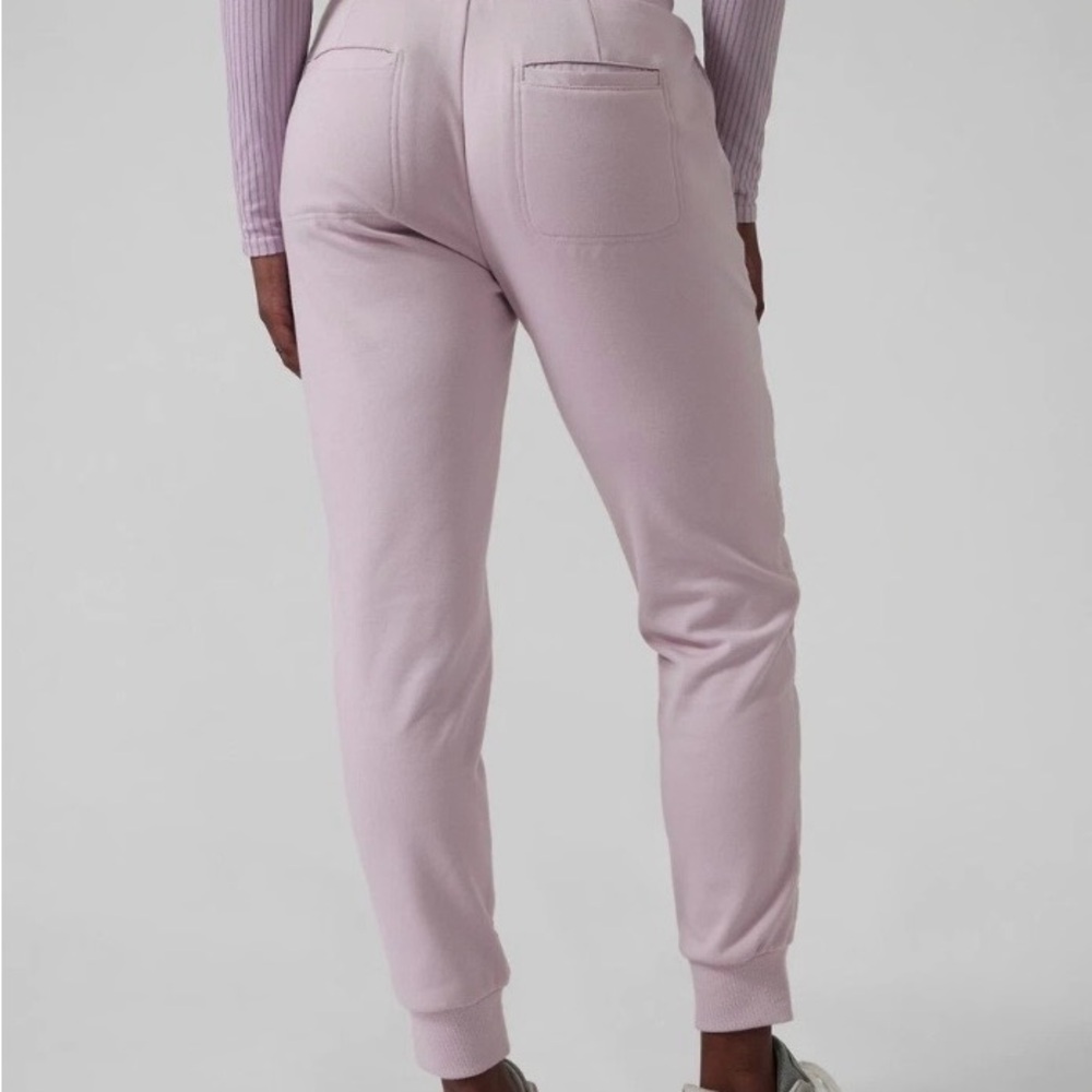 Athleta Apres Ski‎ Down Jogger Pants Shasta Purple size 6 - Picture 7 of 10